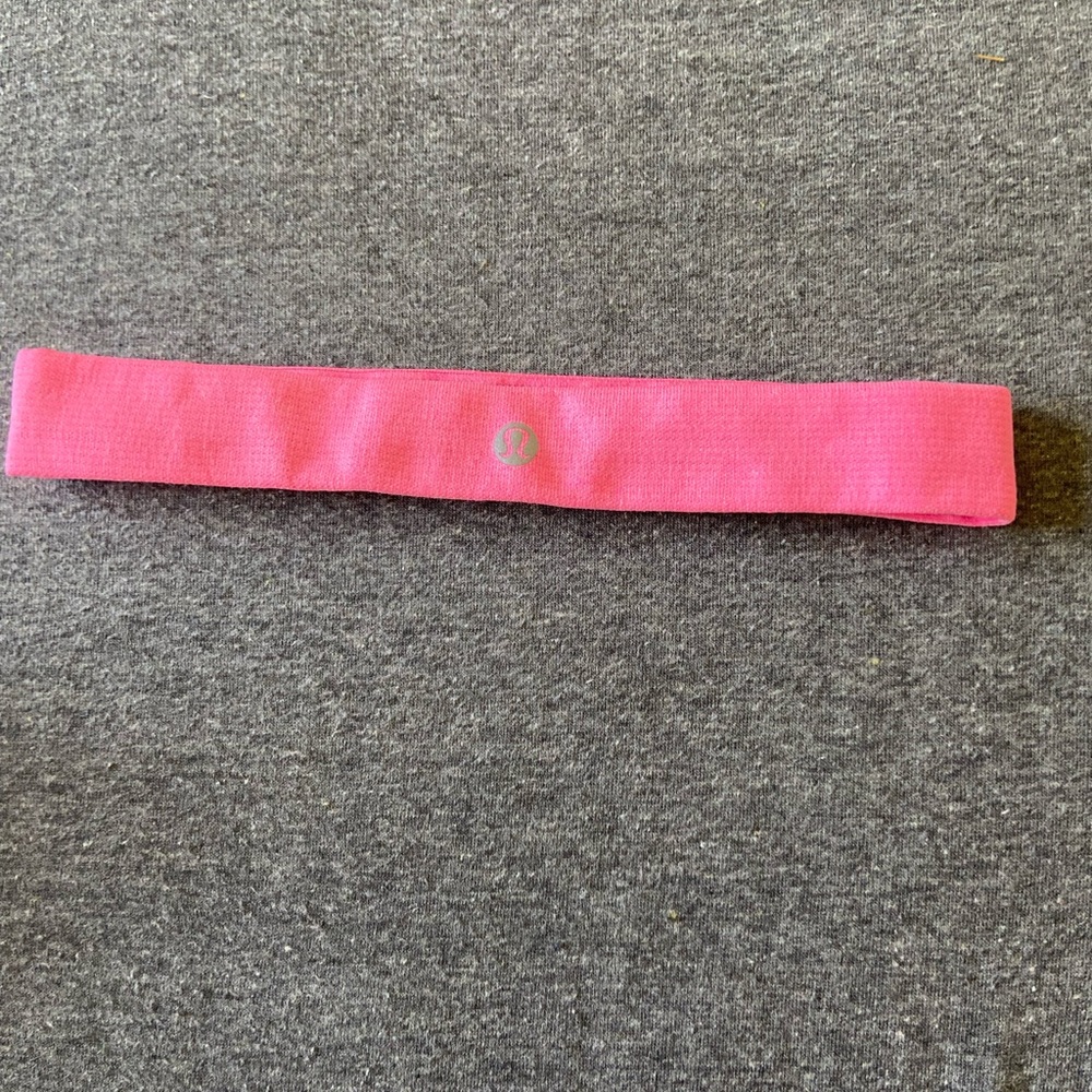 Pink lululemon headband